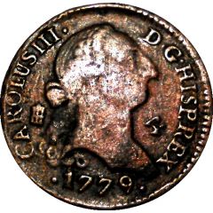 Coleccion Ortiz 4 Maravedis Carlos III 1779
