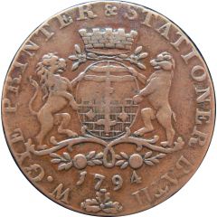 1/2 Penny Somerset – Bath / W. Gye