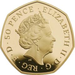50 Pence - Elizabeth II Battle of Hastings, Gold Proof