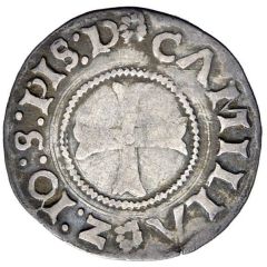 1/3 Grosso - Camille of Aragon and Giovanni Sforza