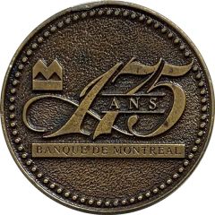 Medal - 175 Years Bank of Montreal French version