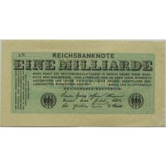 1 000 000 000 Mark Reichsbanknote