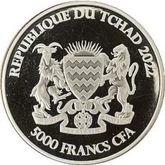 5000 Francs CFA Mandala Crocodile