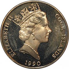 5 Dollars - Elizabeth II Black rhino