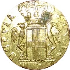 Poids Italie. Gênes. Poids monétaire de la pièce de 24 lires 1792-1793
