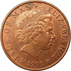 1 Penny - Elizabeth II Rugby