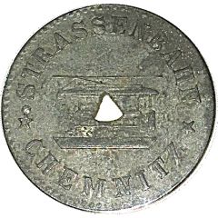 15 Pfennig Chemnitz - Strassenbahn
