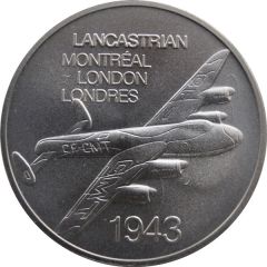 Inaugural Flight Montreal - London Lancastrian