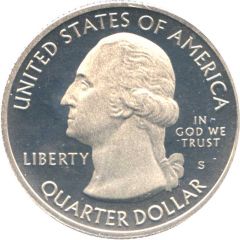 1/4 Dollar `Washington Quarter` Hot Springs, Arkansas
