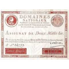 2000 Livres Assignat