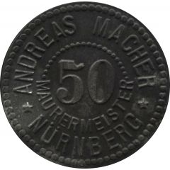 50 Pfennig - Nürnberg Andreas Macher Mauermeister