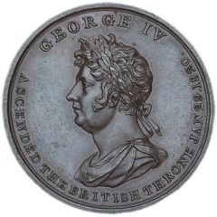 Medal - George IV Royal Visit, J.G. Hancock, bronze, 34mm