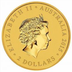 2 Dollars - Elizabeth II 4th Portrait - Mini Roo - Gold Bullion Coin