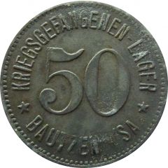 50 Pfennig - Bautzen Kriegsgefangenenlager