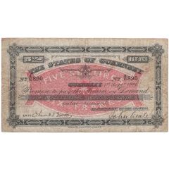 5 Shillings / 6 Francs