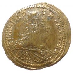 Rechenpfennig - George II Johann Albrecht Dorn