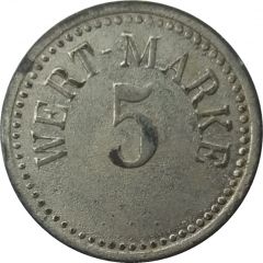5 Pfennig Wert-Marke