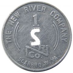 1 Cent - The New River Company Scarbro, West Virginia
