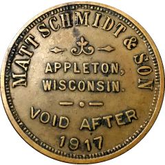 50 Cents - Matt Schmidts and Son Appleton, Wisconsin