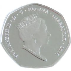 50 Pence - Elizabeth II Christmas, Silver Piedorf