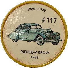Token - Jell-O #117, Pierce-Arrow