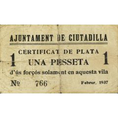 1 Peseta Ciutadilla