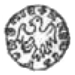 Denier poznański - Casimir III the Great Poznań mint