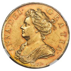 5 Guineas - Anne pre-union shields, VIGO