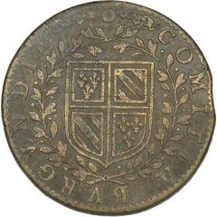 Jeton - Louis XIII - États de Bourgogne - Avalanche de misères
