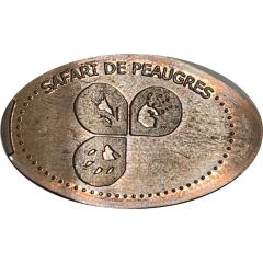Pièce écrasée - Safari de Peaugres