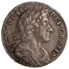 10 Shillings - James VII