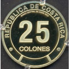 25 Colones Guanacaste Province, colourized