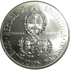 2 Pesos National Constitution Convention