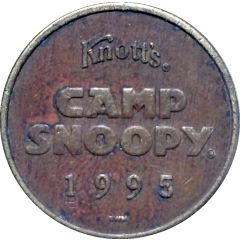 Token - Knott's Camp Snoopy Bloomington, Minnesota