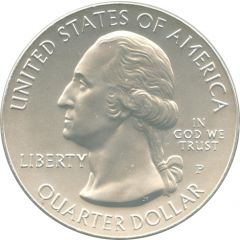 1/4 Dollar `Washington Quarter` Hot Springs National Park - Silver 5 oz Bullion