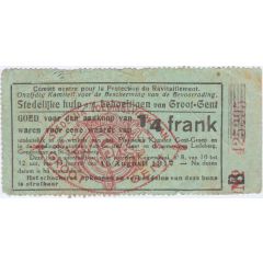 25 Centimes Agglomération de Gand