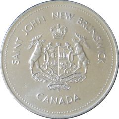 Souvenir Trade Dollar - Saint John, New Brunswick Loyalist days