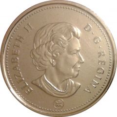 25 Cents - Elizabeth II Christmas Tree