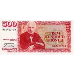 500 Krónur Law of 1961
