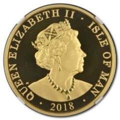 1 Noble - Elizabeth II Longboat; Gold