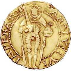 Gold Guilder - Charles V / Philip II