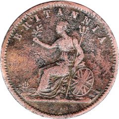 1/2 Penny - Alfred Nicholas Hobart, Tasmania