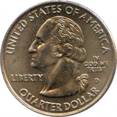 1/4 Dollar `Washington Quarter` Puerto Rico