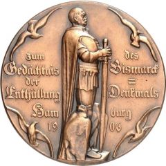 Inauguration of the Bismarck Monument Hamburg