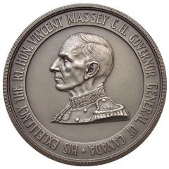 Medal - Vincent Massey Governor General of Canada