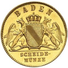 1 Kreuzer - Frederick I Constitution - Gold pattern strike