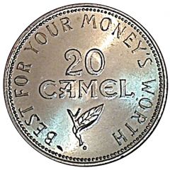 Token - Camel cigarettes 20 Camel