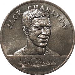 Token - Jack Charlton, Leeds United England World Cup Squad 1970