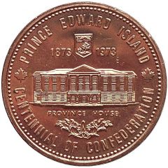 Medal - Centenary of Confederation Prince Edward Island