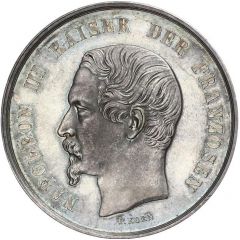 Medal - Hommage by the city of Frankfurt am Main to Napoleon III